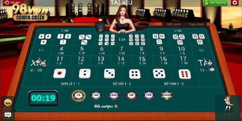 Tài Xỉu - Game Cá cược hấp dẫn, nhận tiền thưởng đầy túi Tài xỉu 98win cung cấp đa dạng cửa cược để người chơi lựa chọn